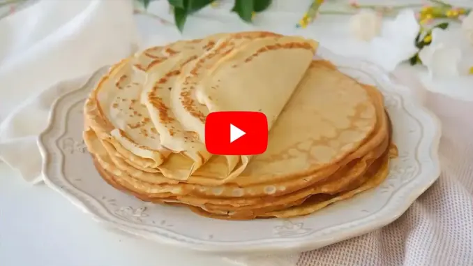 Блины на молоке