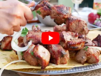 Шашлык из свиной шеи